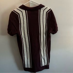 Burgundy Abercrombie polo shirt